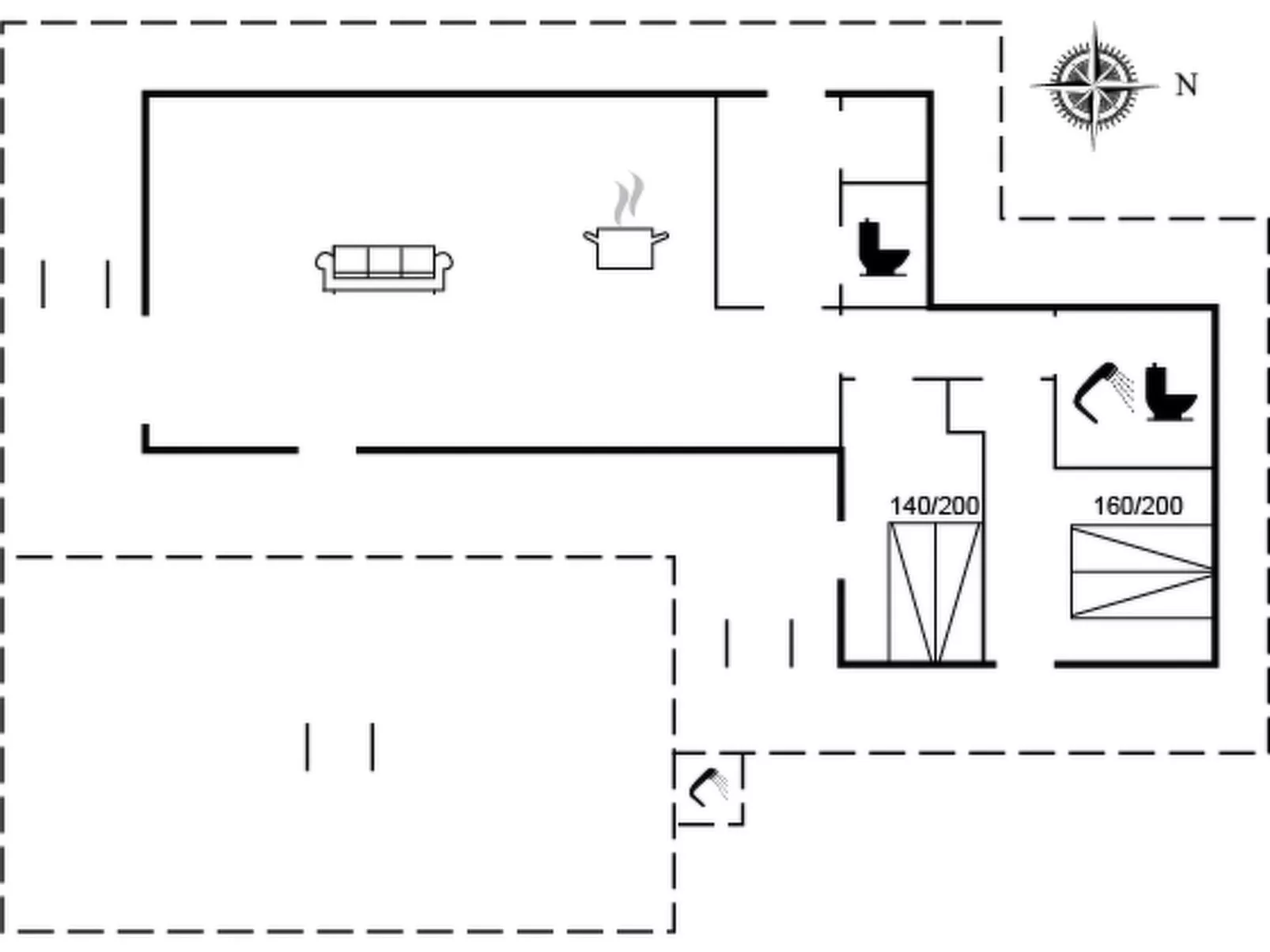 "Yardila" - 1.4km from the sea-Binnen