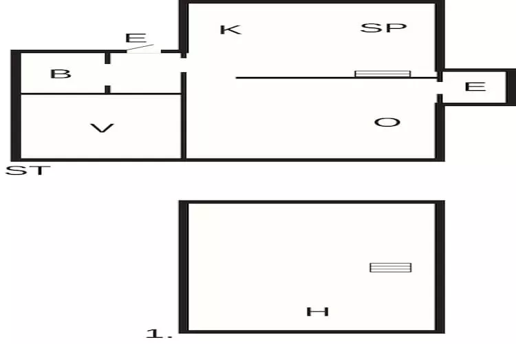 4 Personen vakantie huis in Hagby-Plattegrond