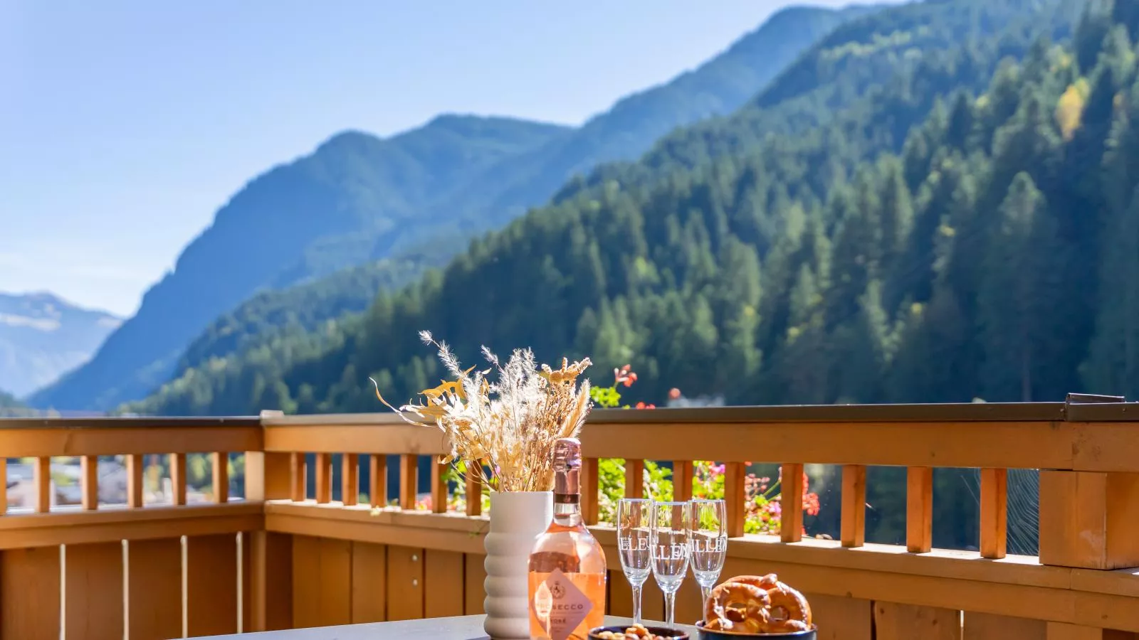 Drei Berge Top 4-Uitzicht zomer