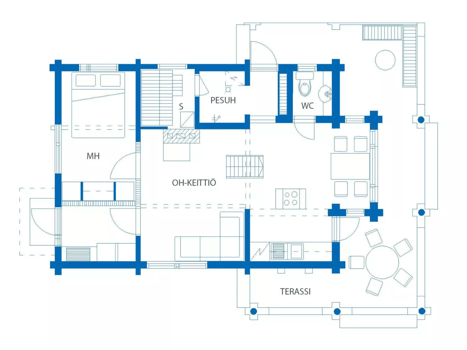 Villa käpytikka-Binnen