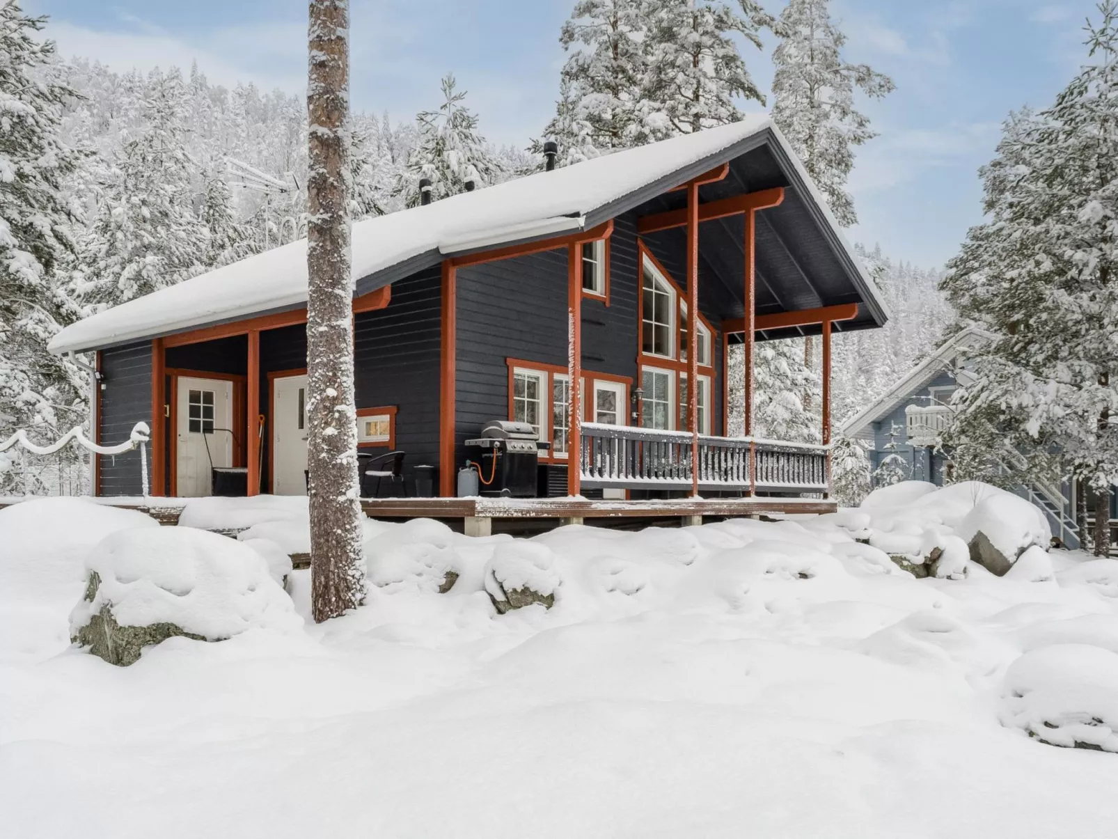 Blue lake villa-Binnen