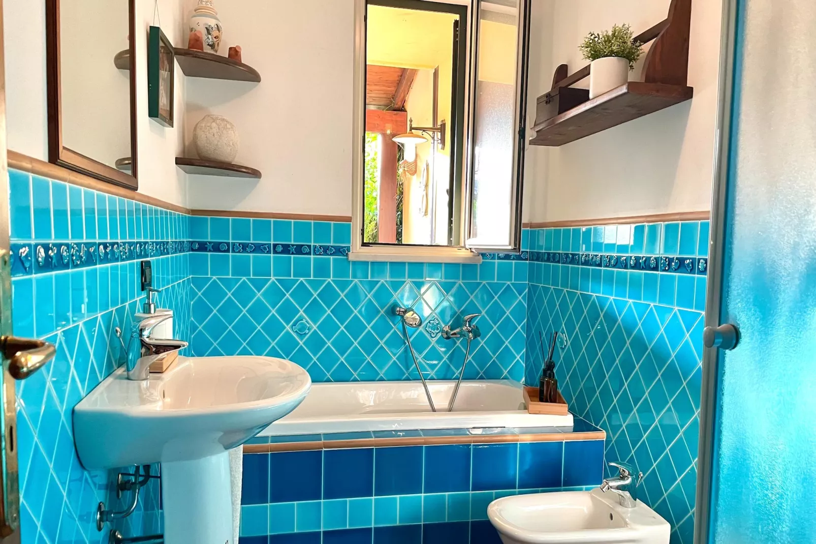 Villa Melograno-Badkamer