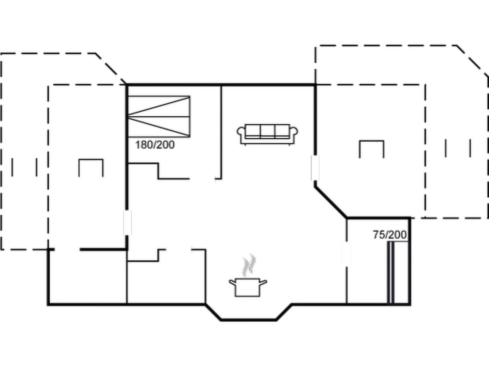 "Roya" - 100m from the sea-Binnen