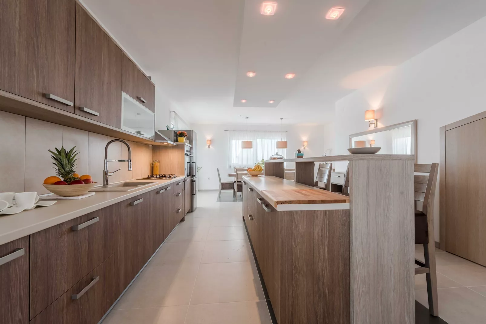 Luxury Escape with Swimming Pool & Modern Design - Four Bedroom Villa with Sea View and Private Pool ( Villa 8)-Keuken