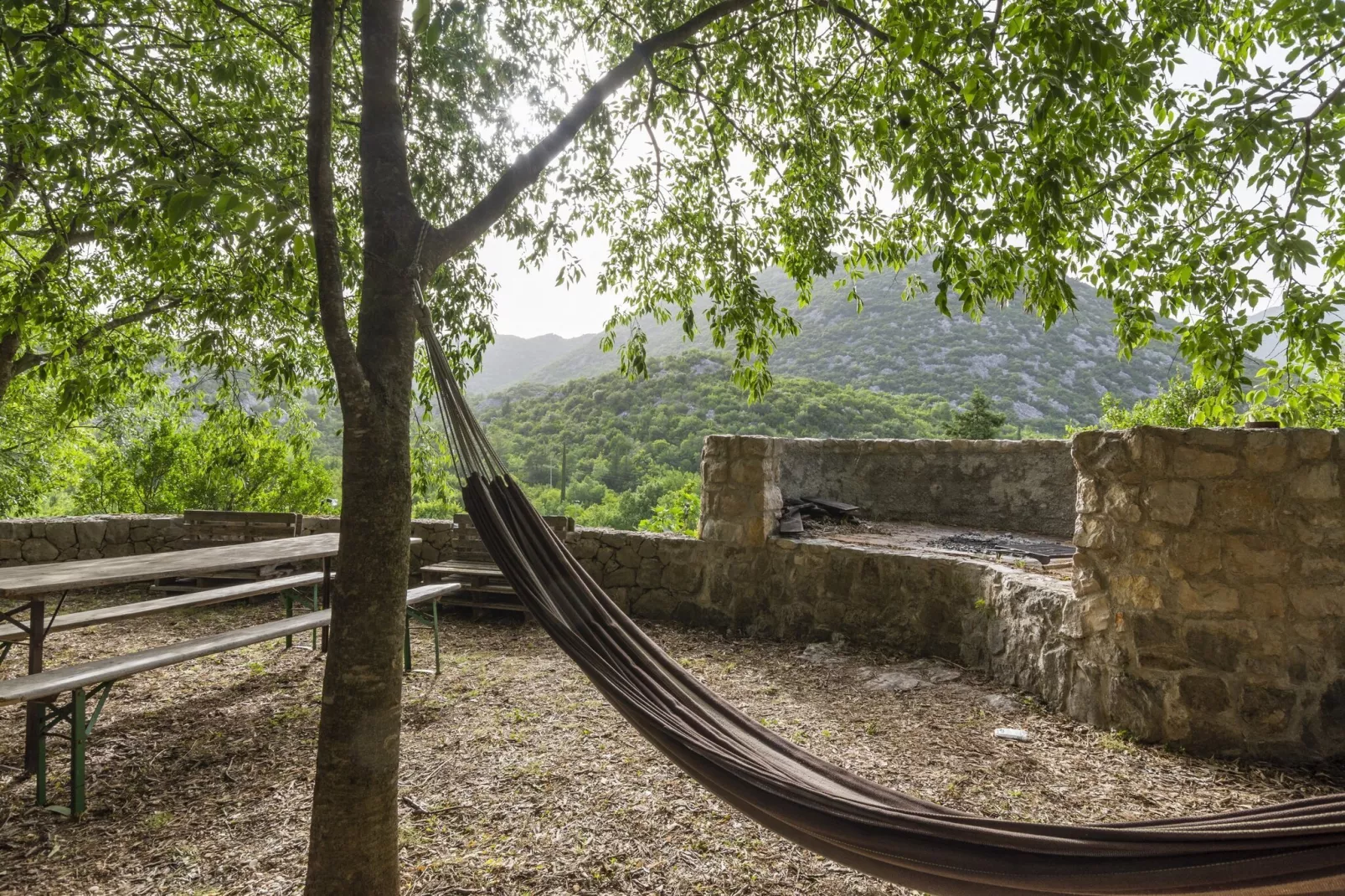 Rustical Resort Kokorići with Shared Outdoor Swimming Pool - One Bedroom Apartment with Terrace-Buitenlucht