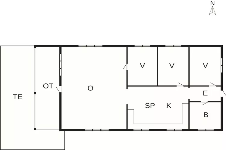 5 sterren vakantie huis in Kirke Såby-Plattegrond