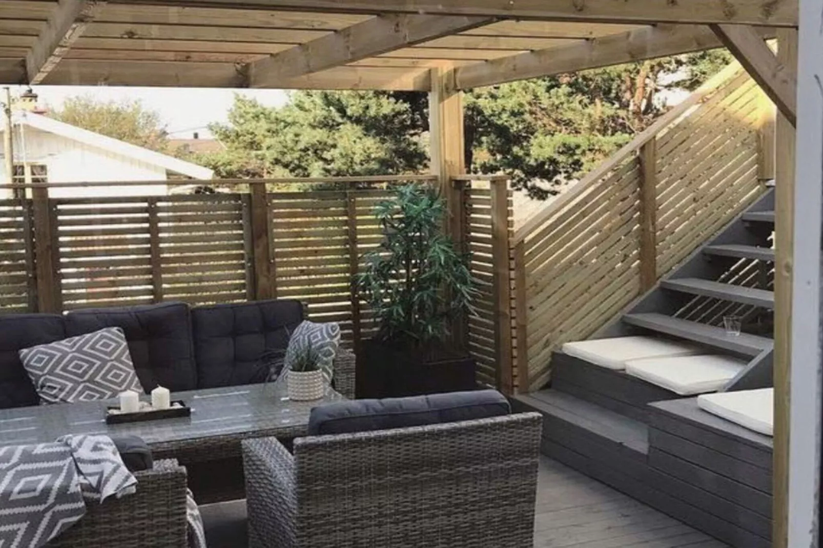 Kustwoning in Sandvik met zwembad-Buitenlucht