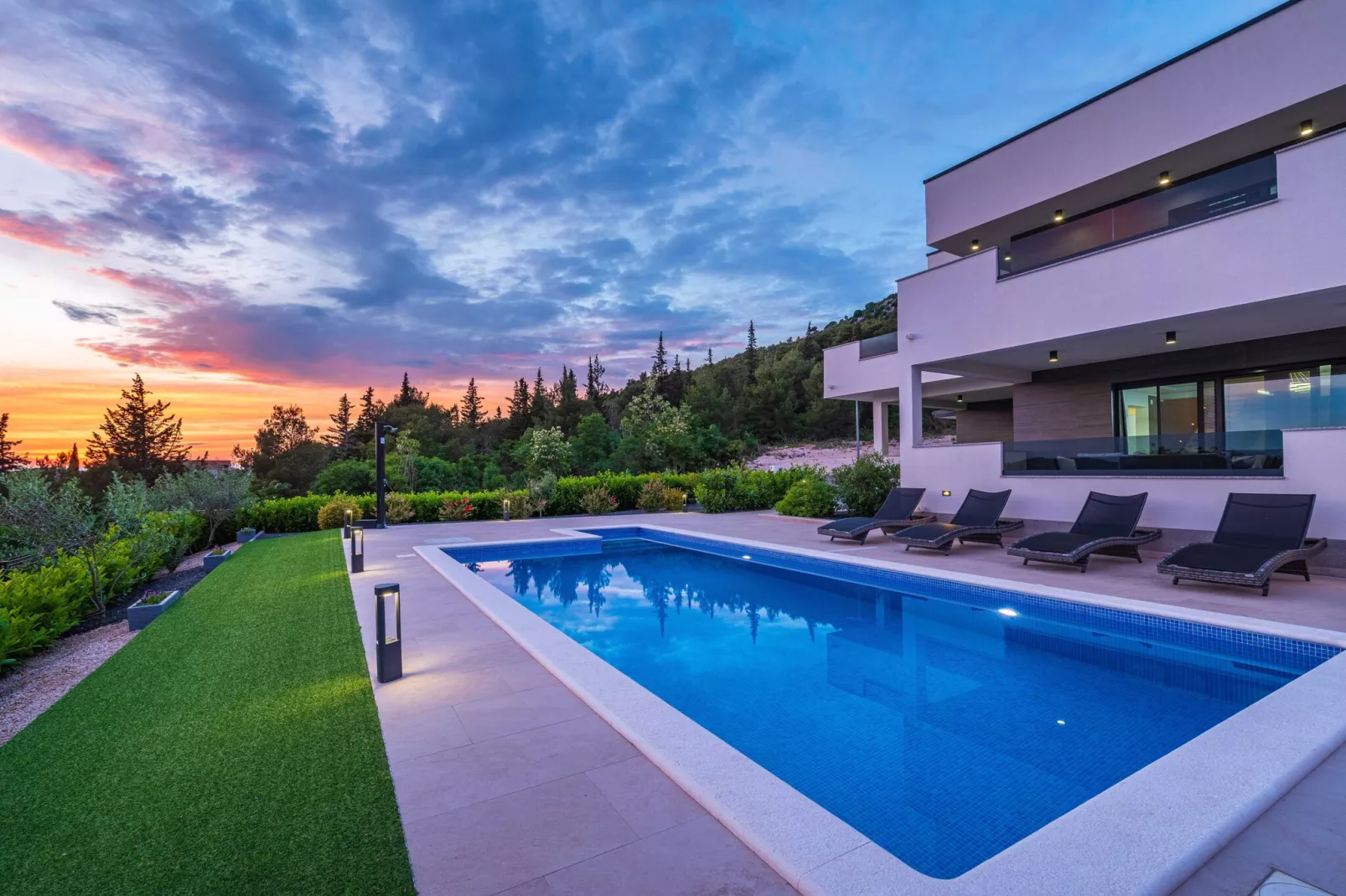 Luxury Villa Burra-Zwembad