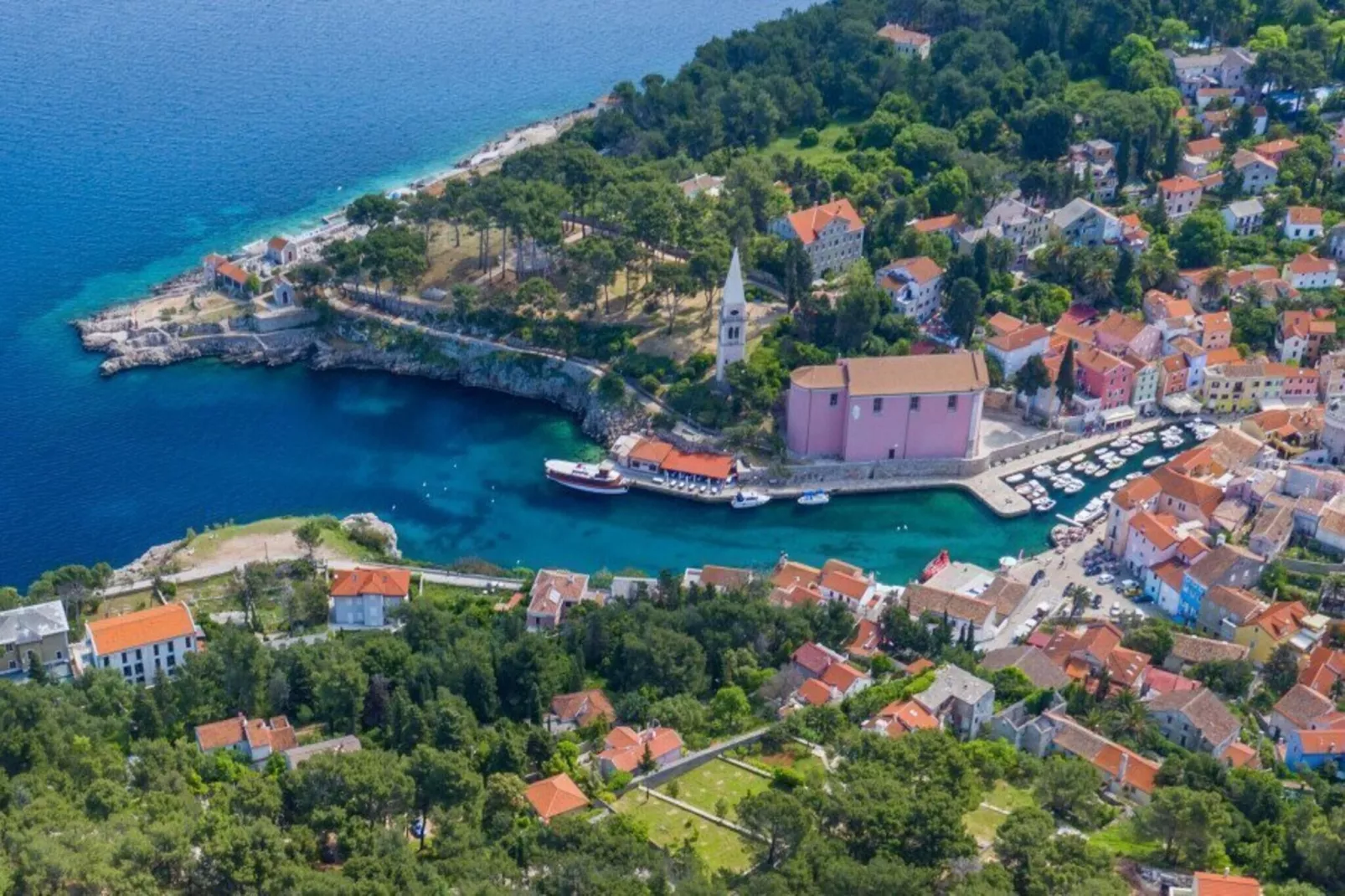 Apartments Punta, Veli Losinj-3-Raum-App., A3 (3+2), ca. 60 qm, für 5 Pers.-Gebieden zomer 20km