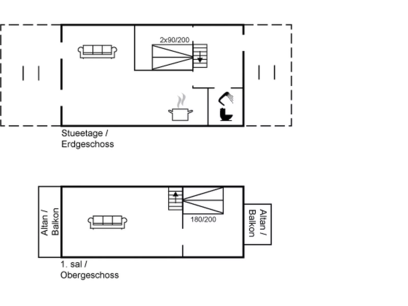 "Bendine" - 100m to the fjord-Binnen