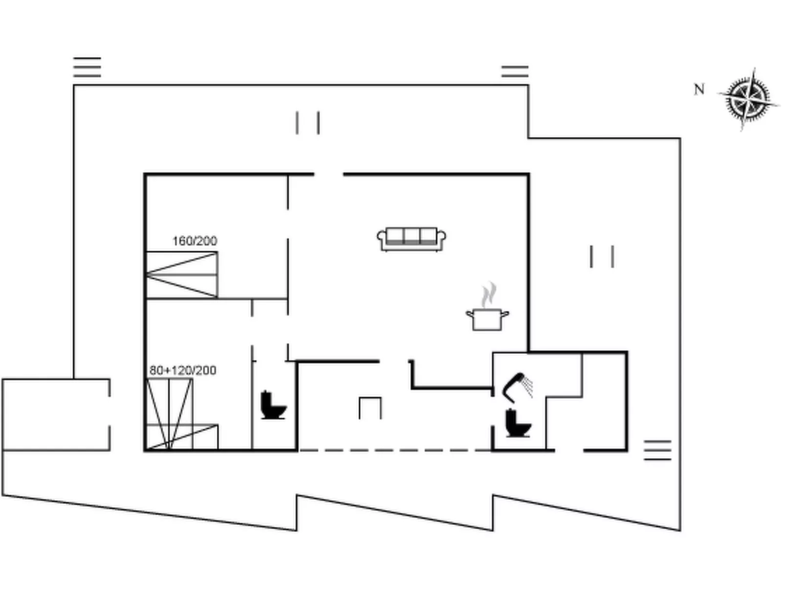 "Dagh" - 100m from the sea-Binnen