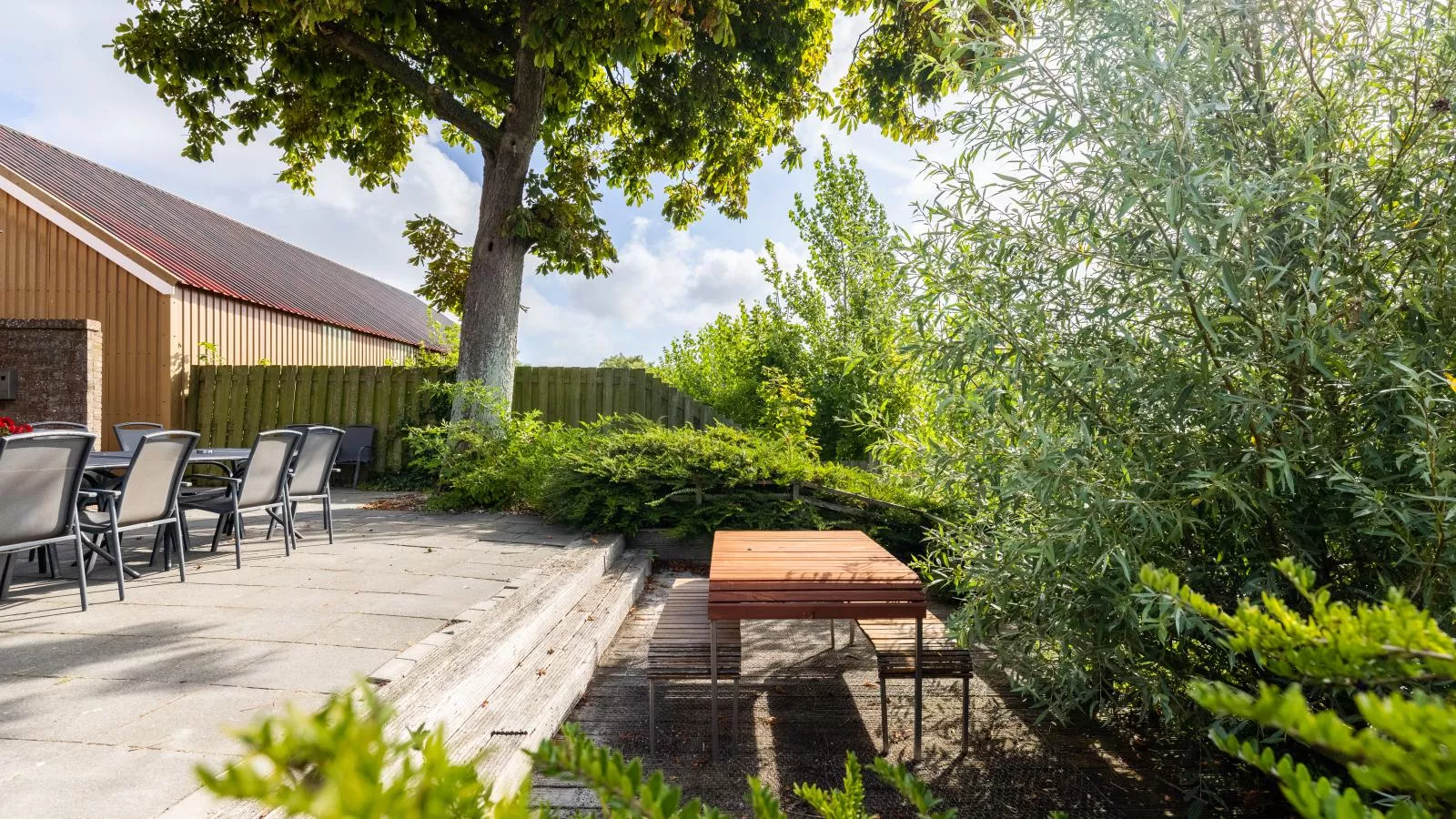Groep in Friesland-Tuinen zomer