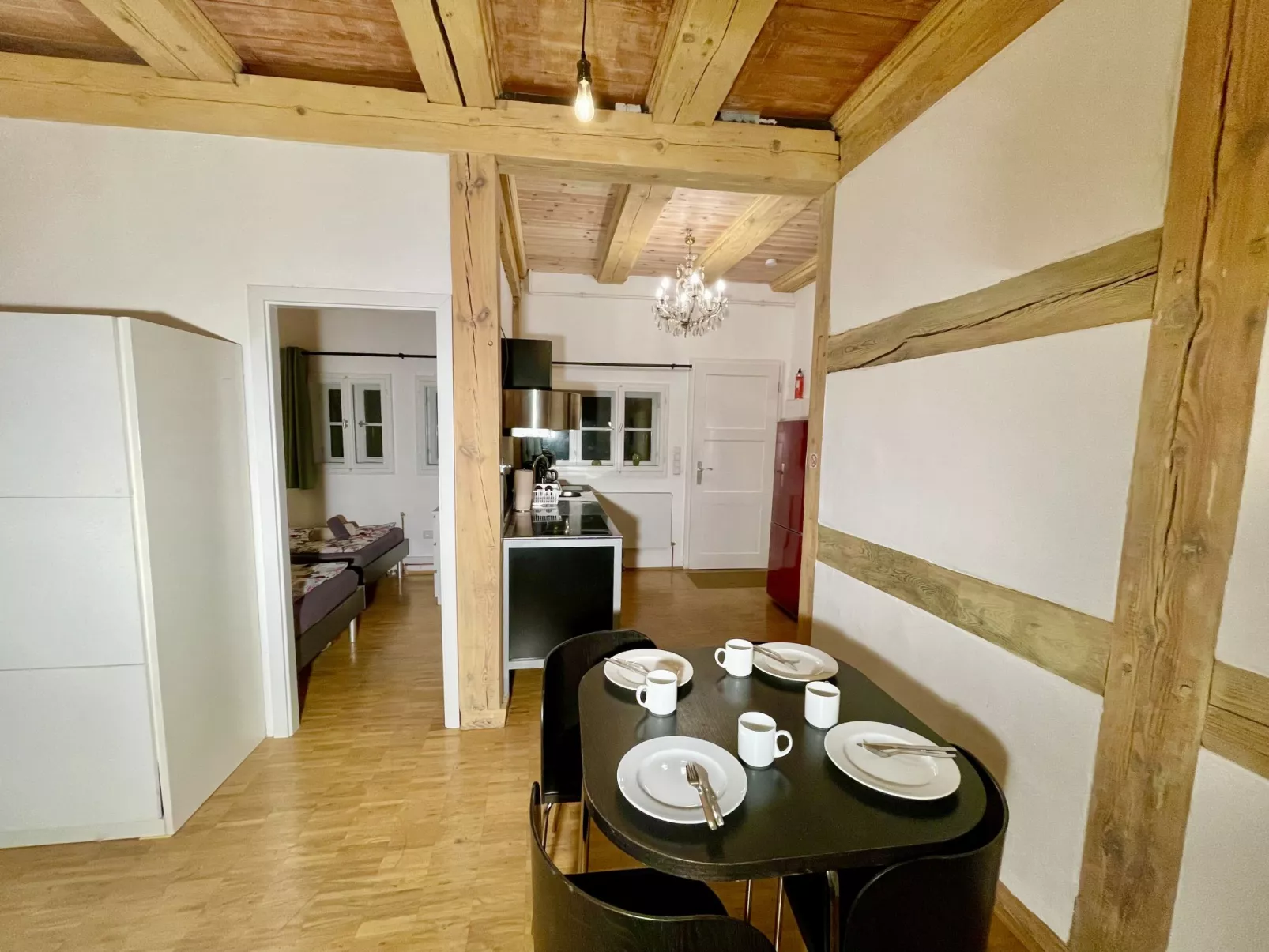 Fachwerkhaus nahe Olympiastadion-Binnen