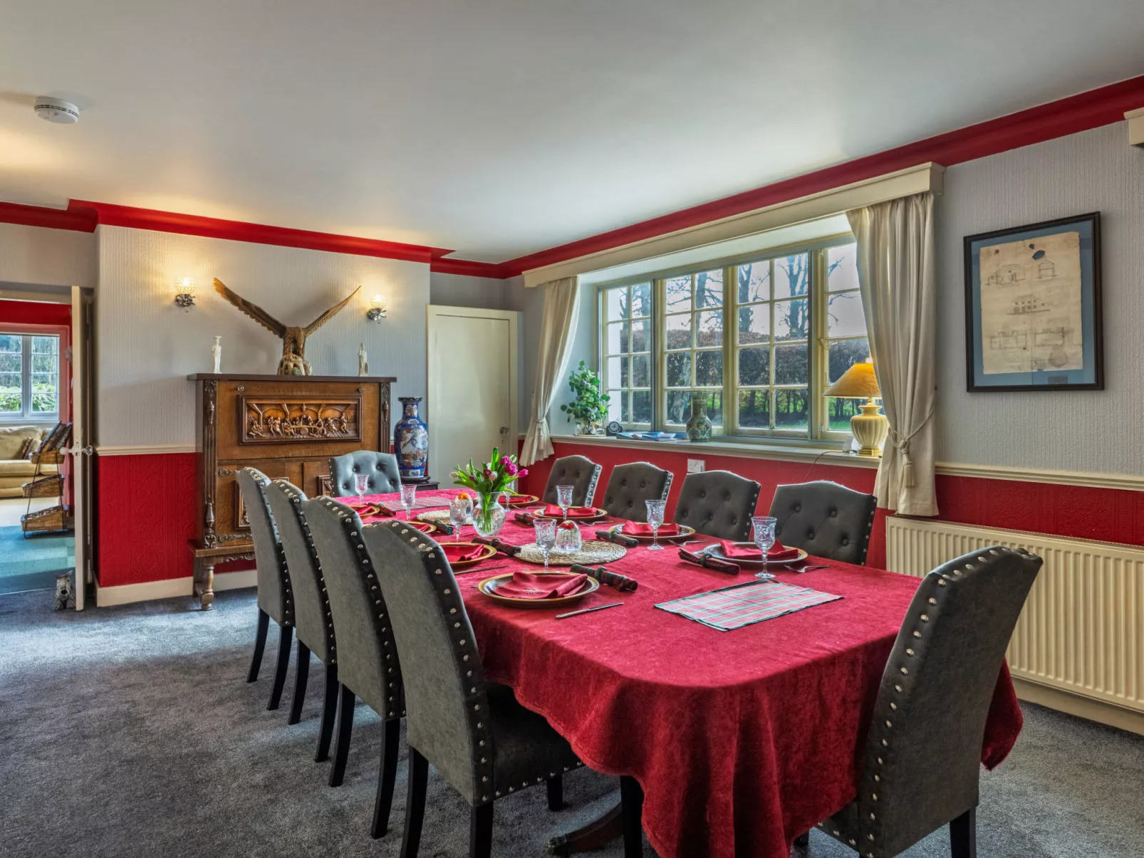 White House Retreat-Binnen