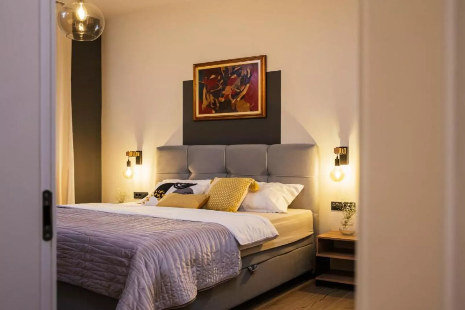 Luxury Villa Lara with Heated Pool, Hot-Tub and Sauna - Six Bedroom Villa with Pool-Slaapkamer