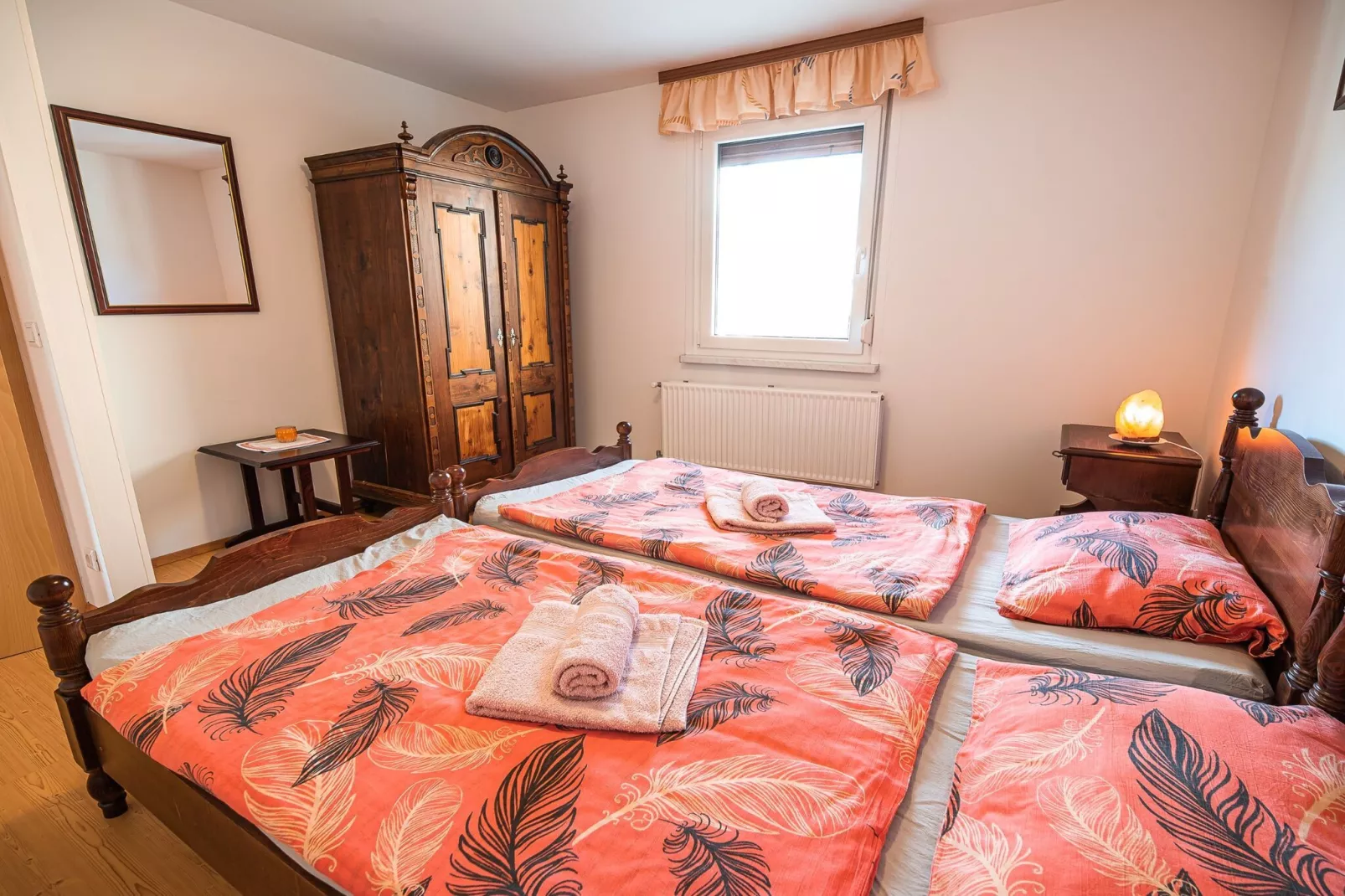 Holiday Home Slap with Sauna and BBQ - Two Bedroom Holiday Home-Slaapkamer