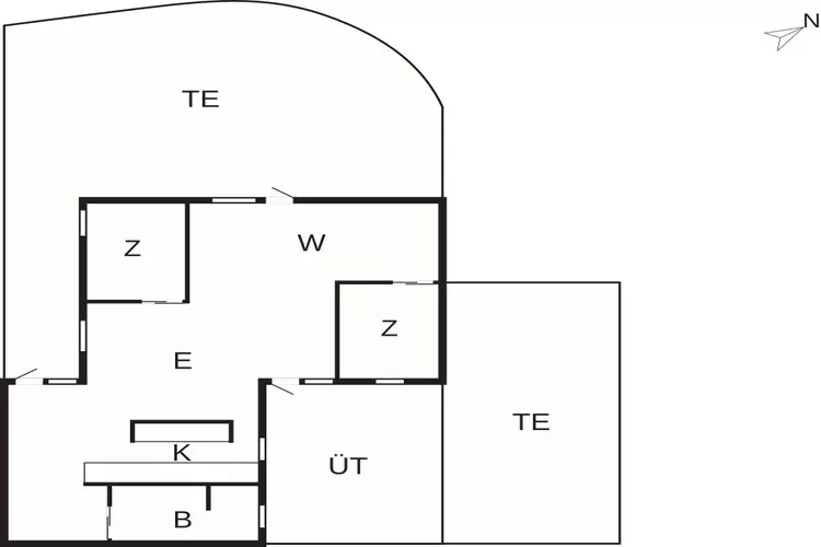 5 sterren vakantie huis in Karrebæksminde-Plattegrond