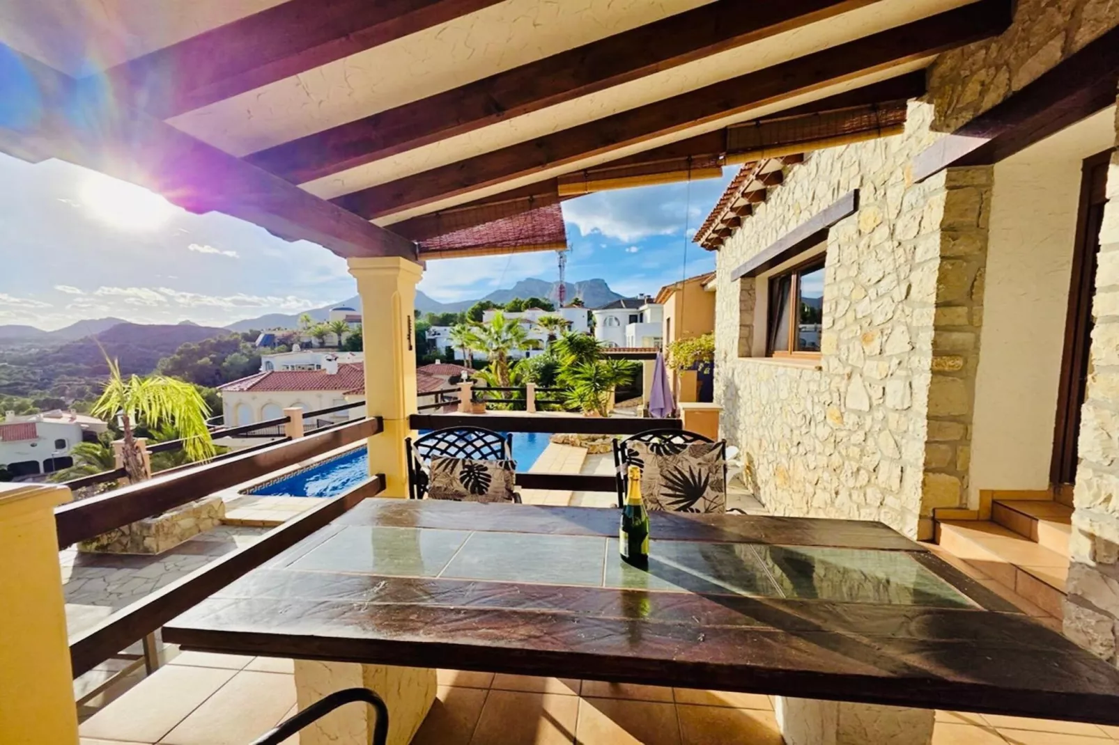 Cozy vacation house-Terrasbalkon