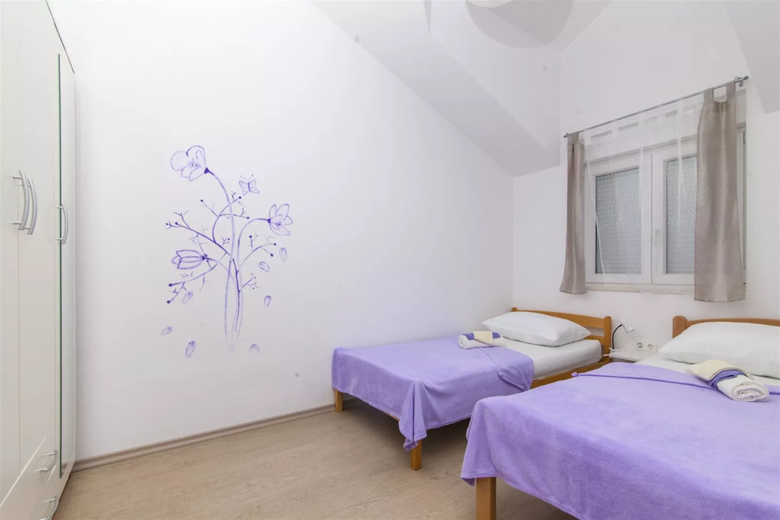 Sea view Villa Brodarica-Slaapkamer