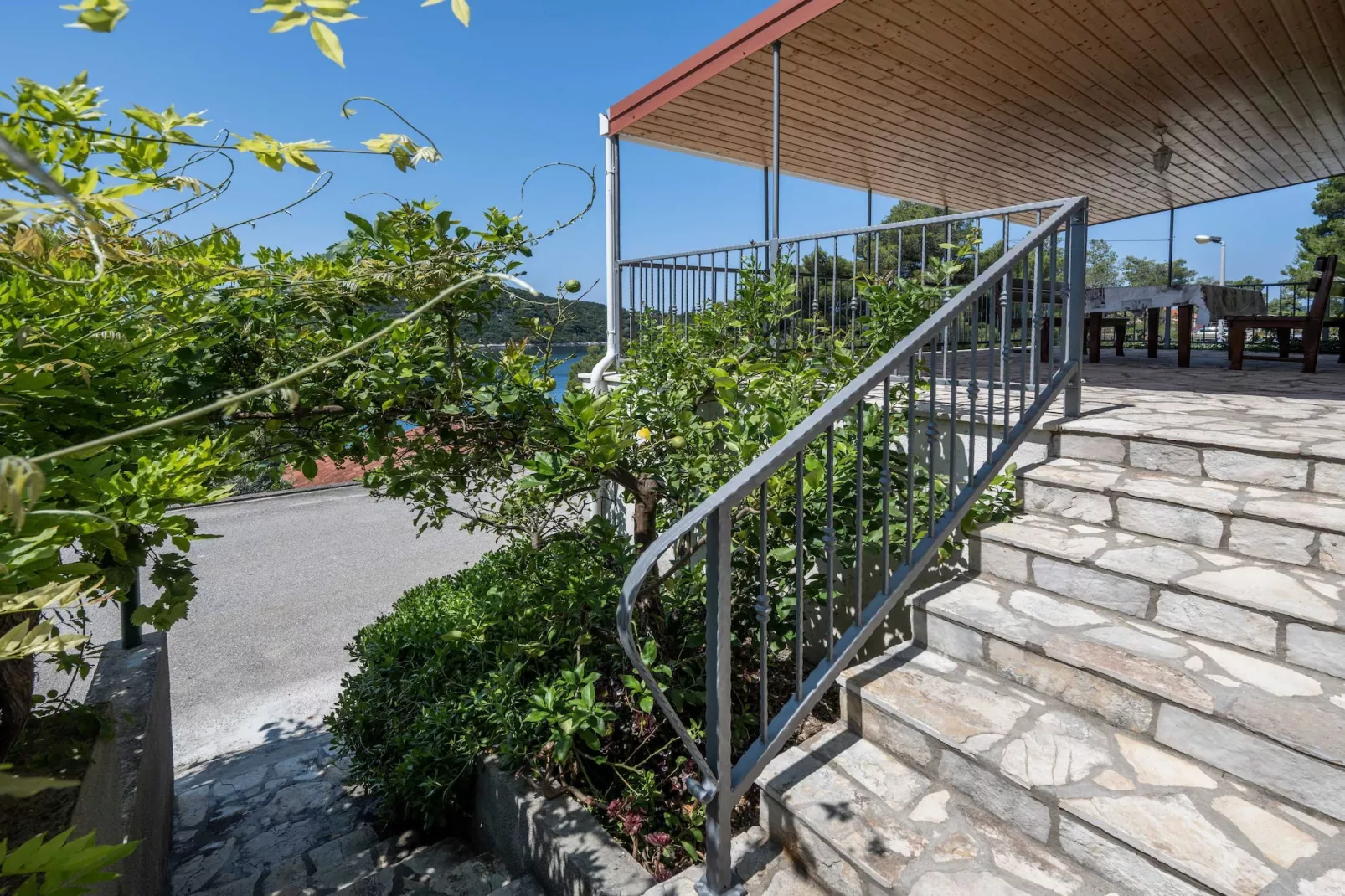 Panoramic Apartments Anić - Superior Two Bedroom Apartment with Terrace and Sea View (A1)-Terras