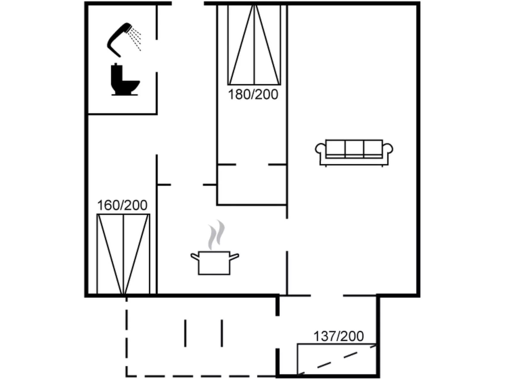 "Keld" - 350m from the sea-Binnen