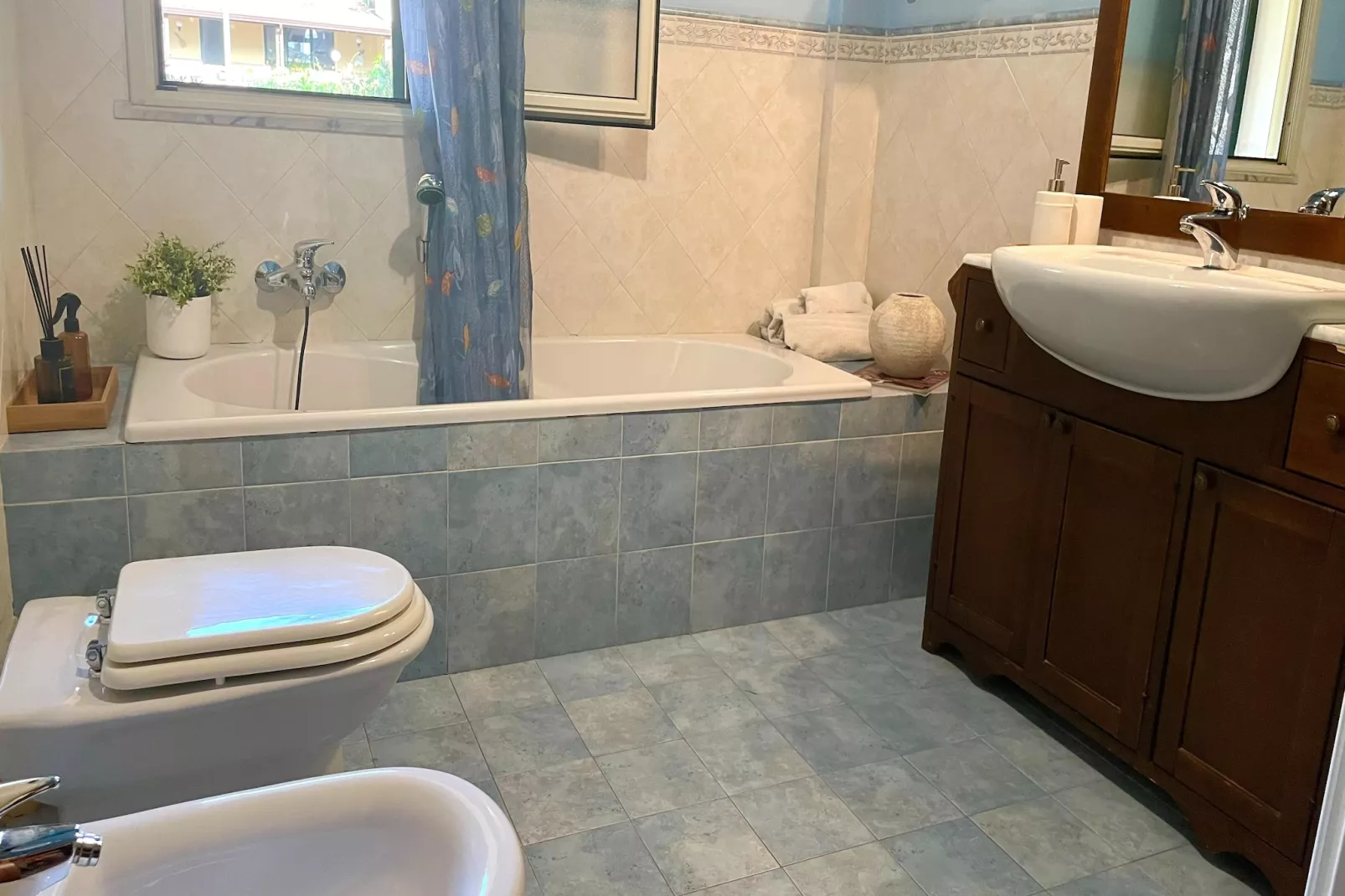 Villa Melograno-Badkamer