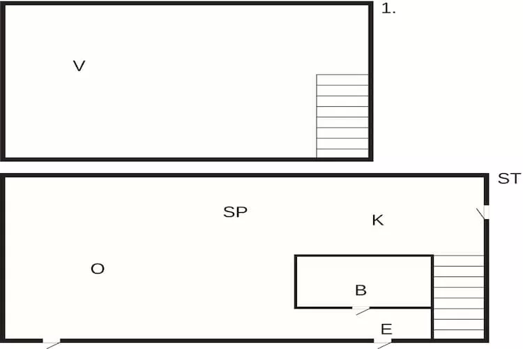 4 sterren vakantie huis in oxie-Plattegrond