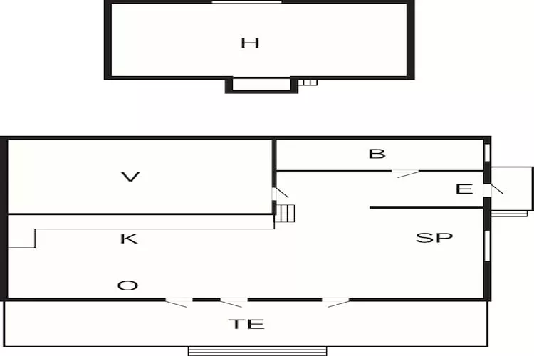 4 sterren vakantie huis in SÖLVESBORG-Plattegrond