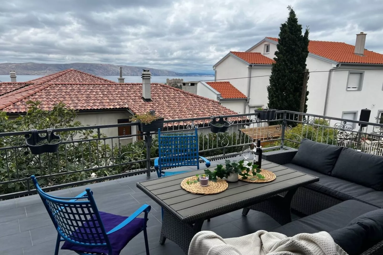 House Burić - Two Bedroom House-Terrasbalkon