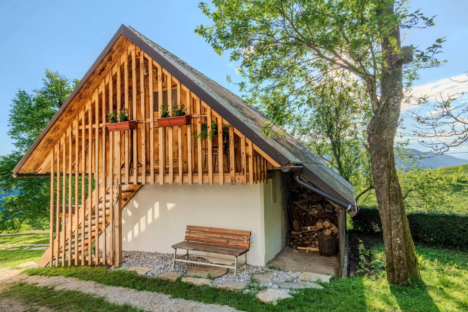 Nature Hideaway Holiday Homes with Sauna - One Bedroom Holiday Home (owner Pika)-Buitenlucht
