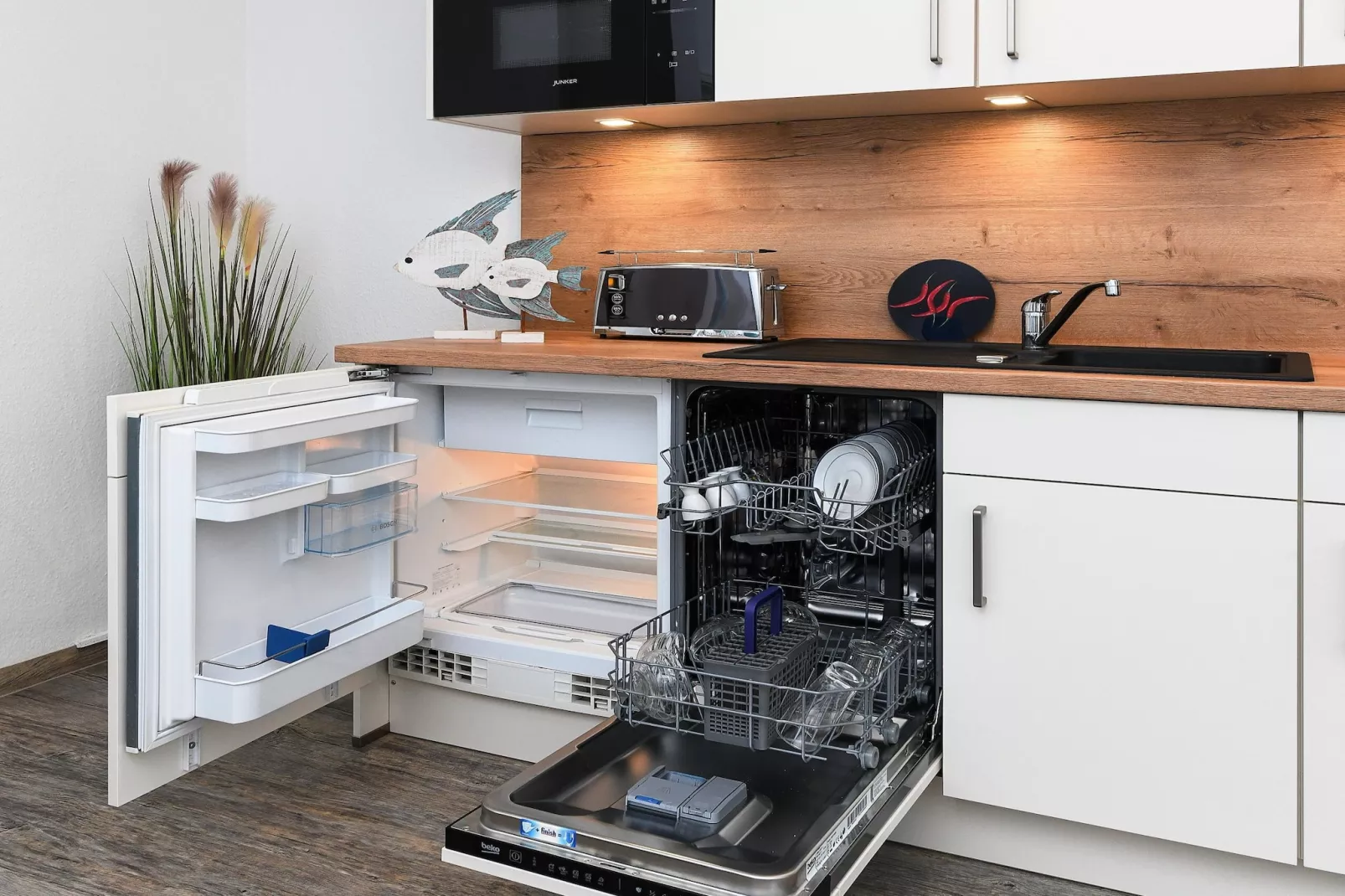 Haus Strandkorb 2-Keuken