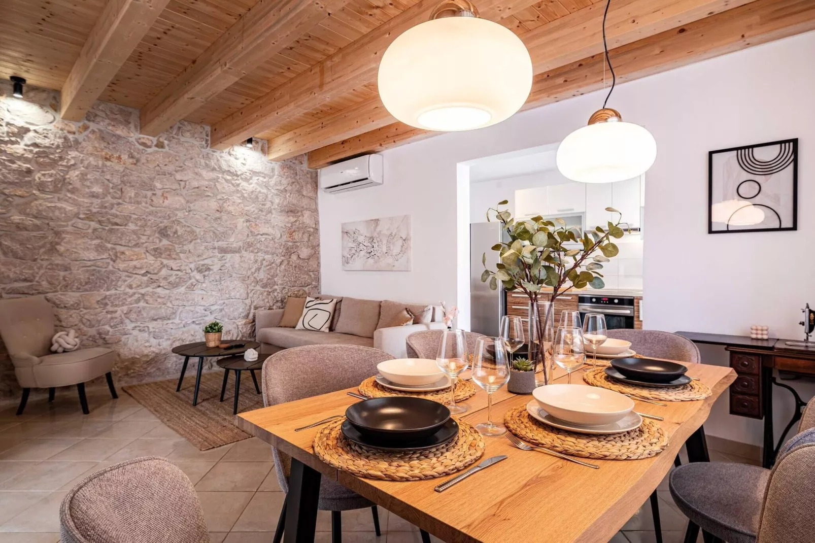 Sea view Villa Nana-Eetkamer