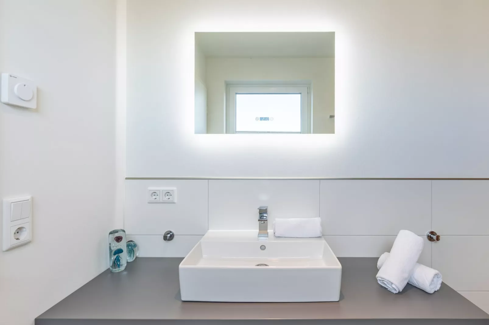 Deichblick de Luxe auf Nordstrand-Badkamer