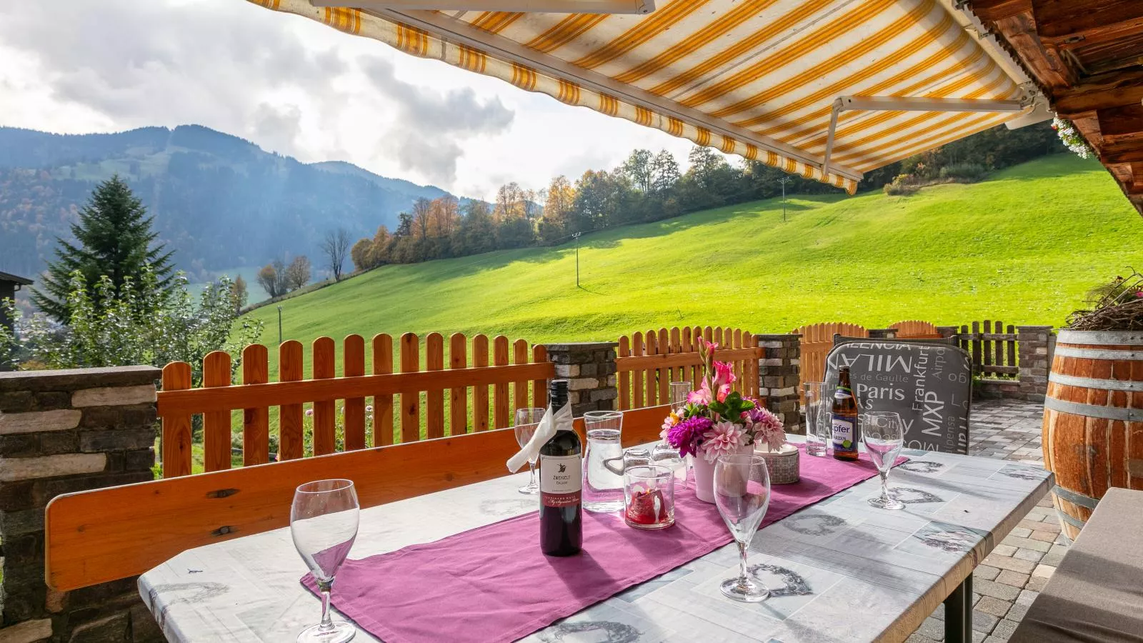 Tiroler Bergtraum Top 1 und 2-Terrasbalkon