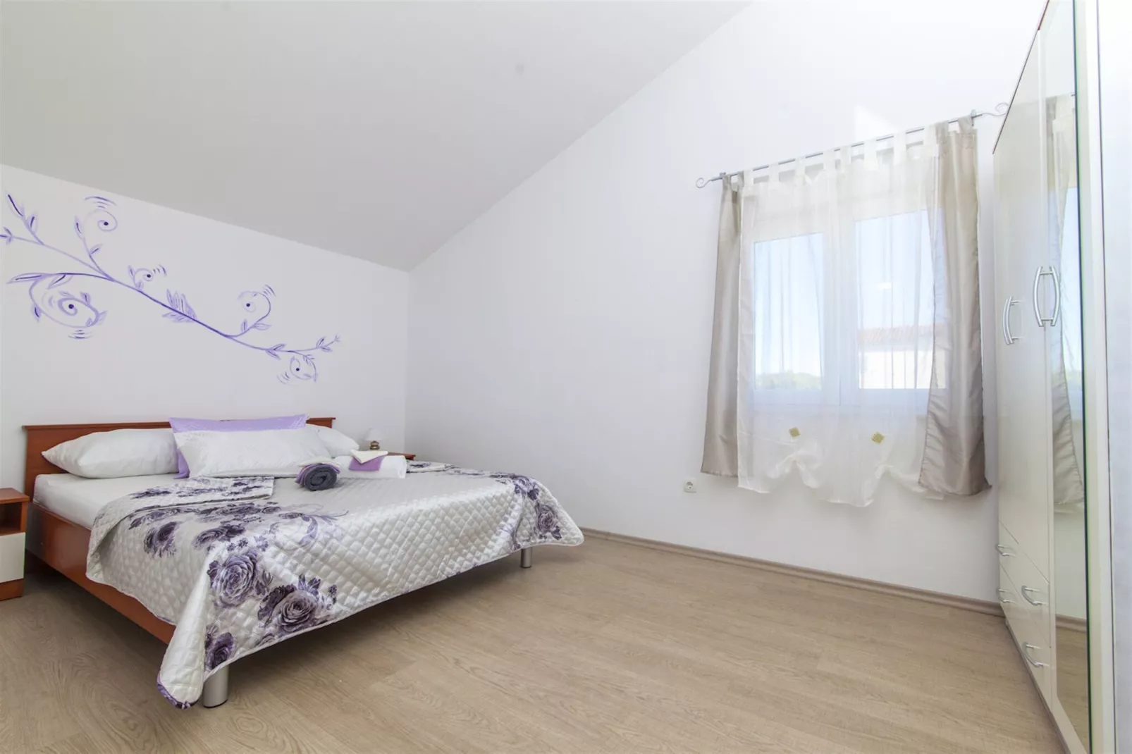 Sea view Villa Brodarica-Slaapkamer