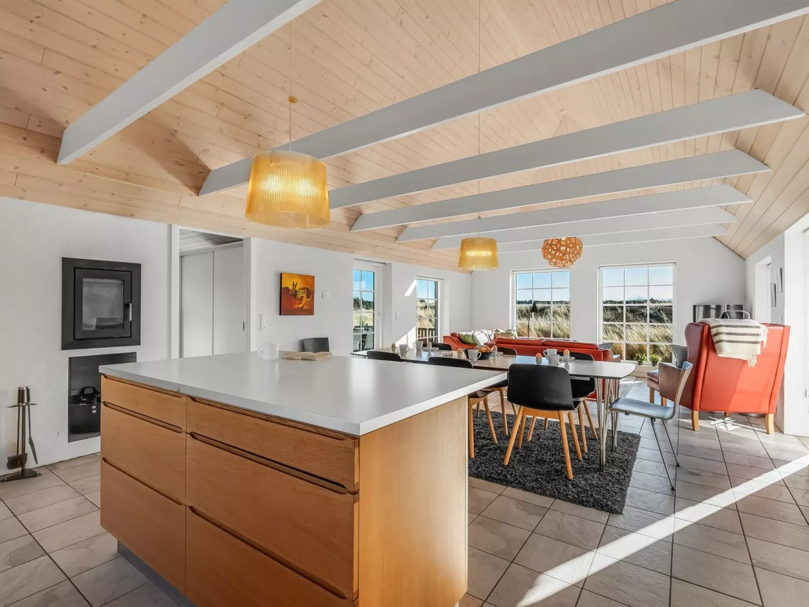 "Hærulf" - 300m from the sea-Binnen