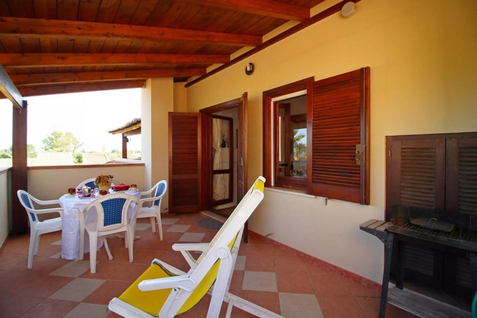 Holiday residence Costa Rei - Wohnung trilo Villetta Alba-Terrasbalkon