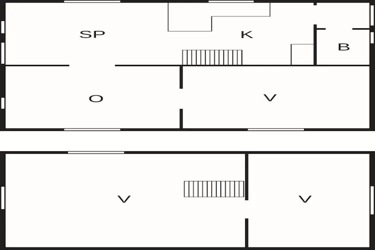 6 Personen vakantie huis in Rude-Plattegrond
