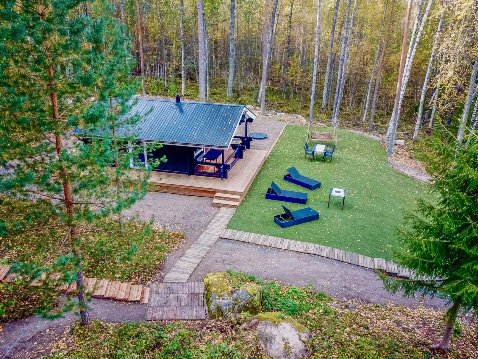 Villa tintinmaja-Binnen