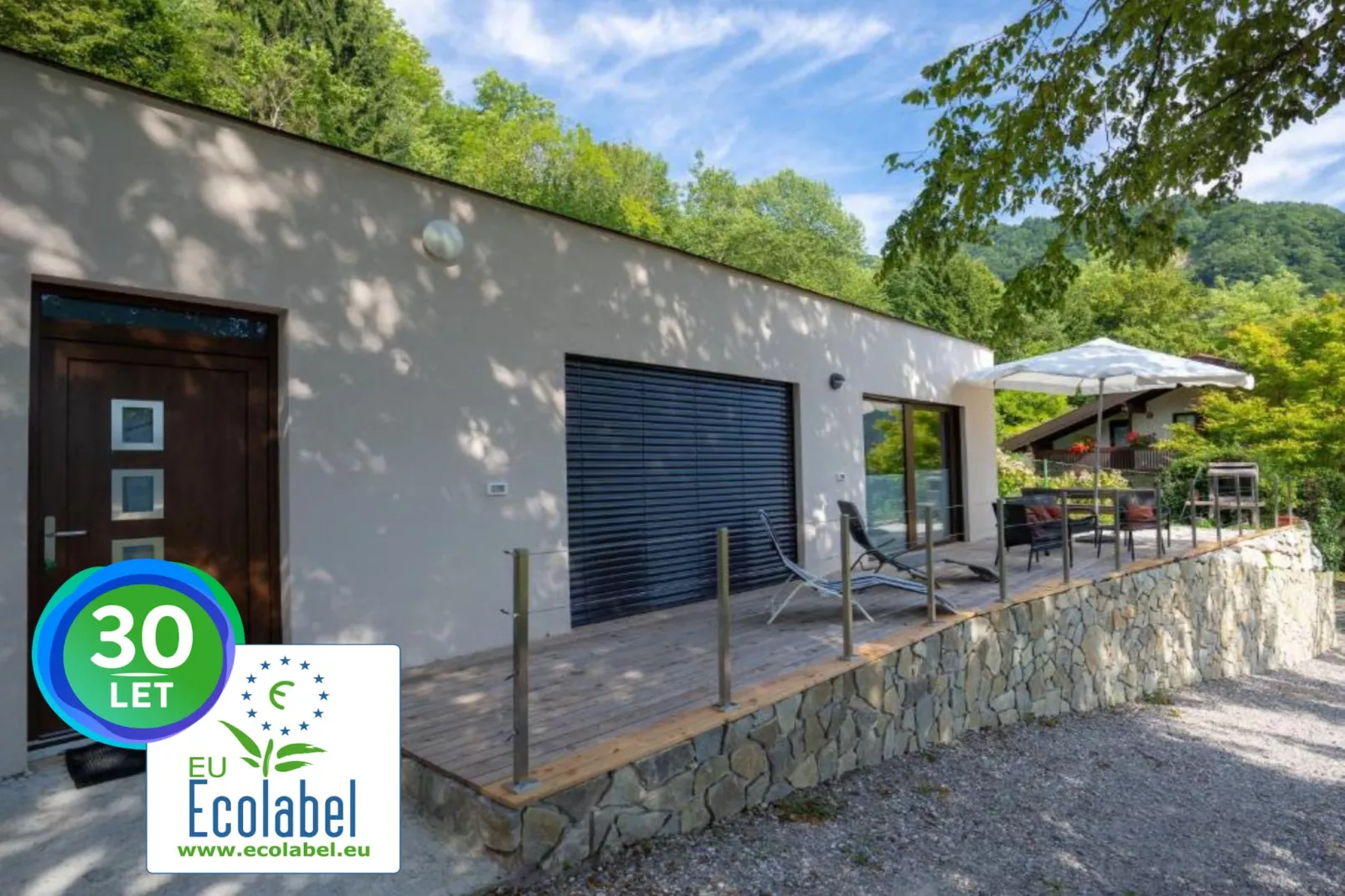 Peaceful Oasis in Nature Holiday Home with Terrace and Sauna - Three Bedroom Holiday Home with Terrace and Sauna