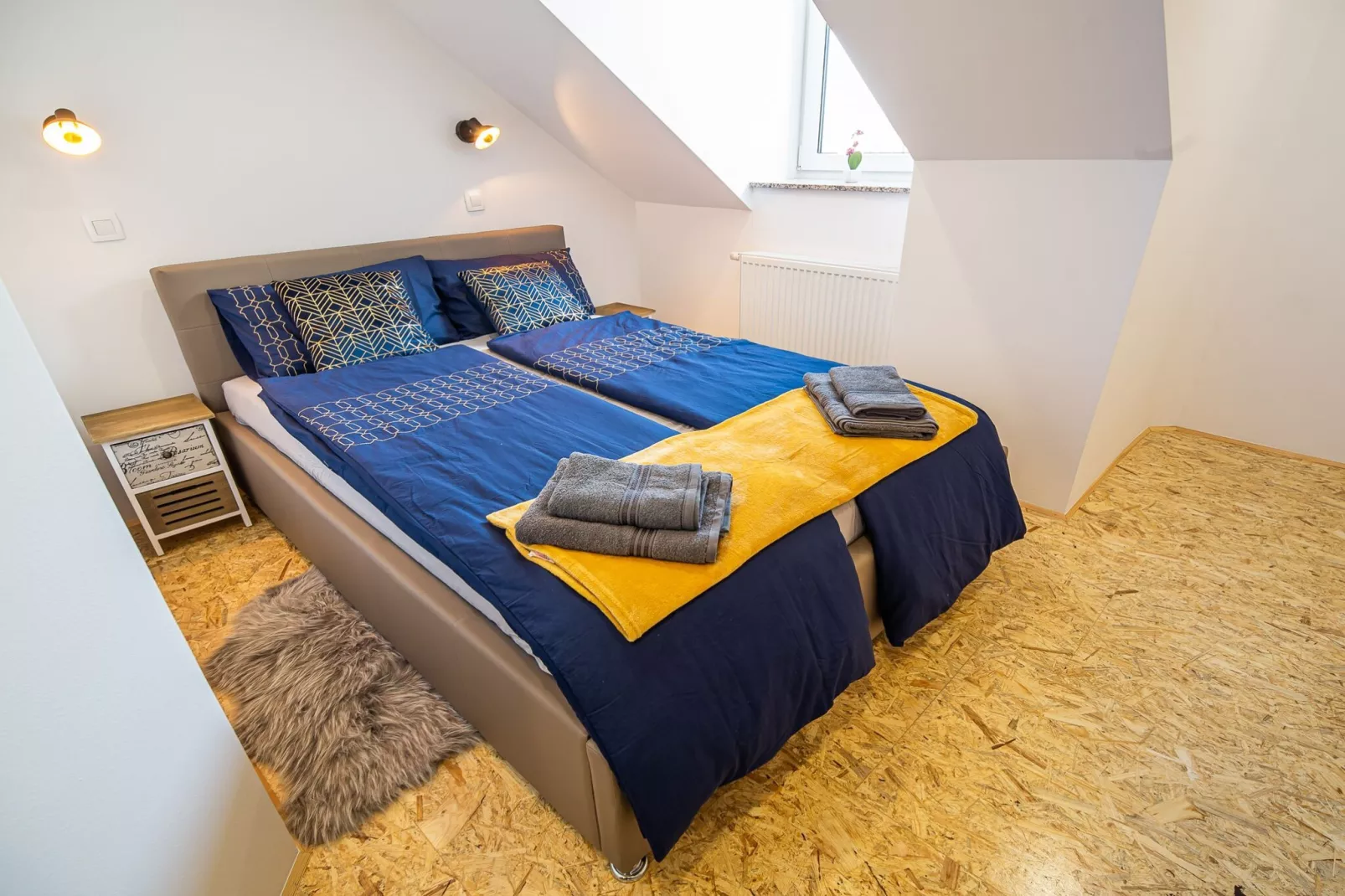City Modern and Vibrant Apartments Ljubljana - Standard One Bedroom Apartment (owner A3)-Slaapkamer