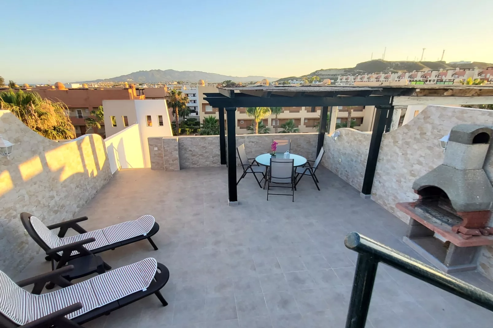 CT 346 AL - Faro's Penthouse  Private Pool - Vera Playa-Terrasbalkon