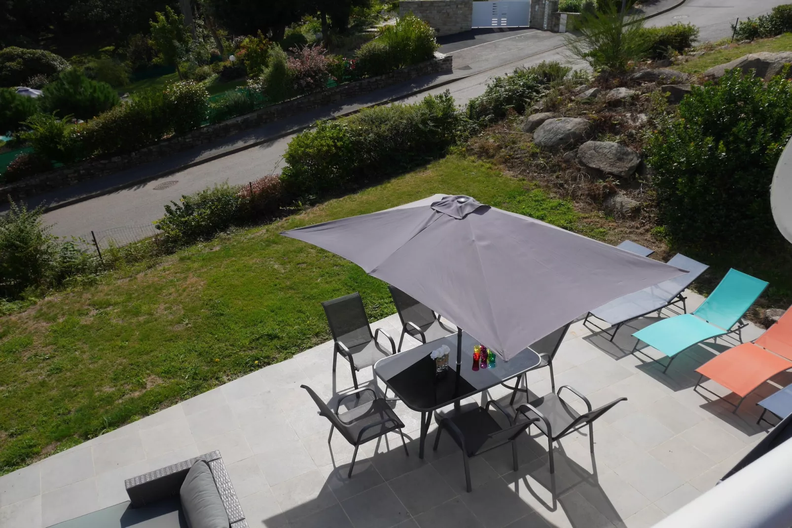 Komfortables Ferienhaus in Douarnenez-Tréboul-Terrasbalkon