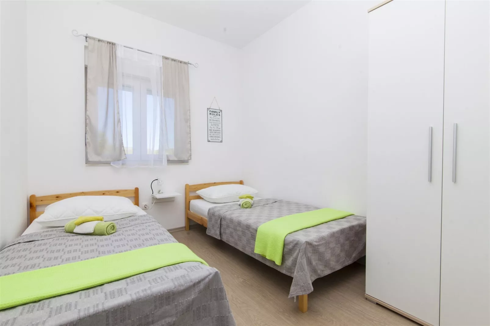 Sea view Villa Brodarica-Slaapkamer