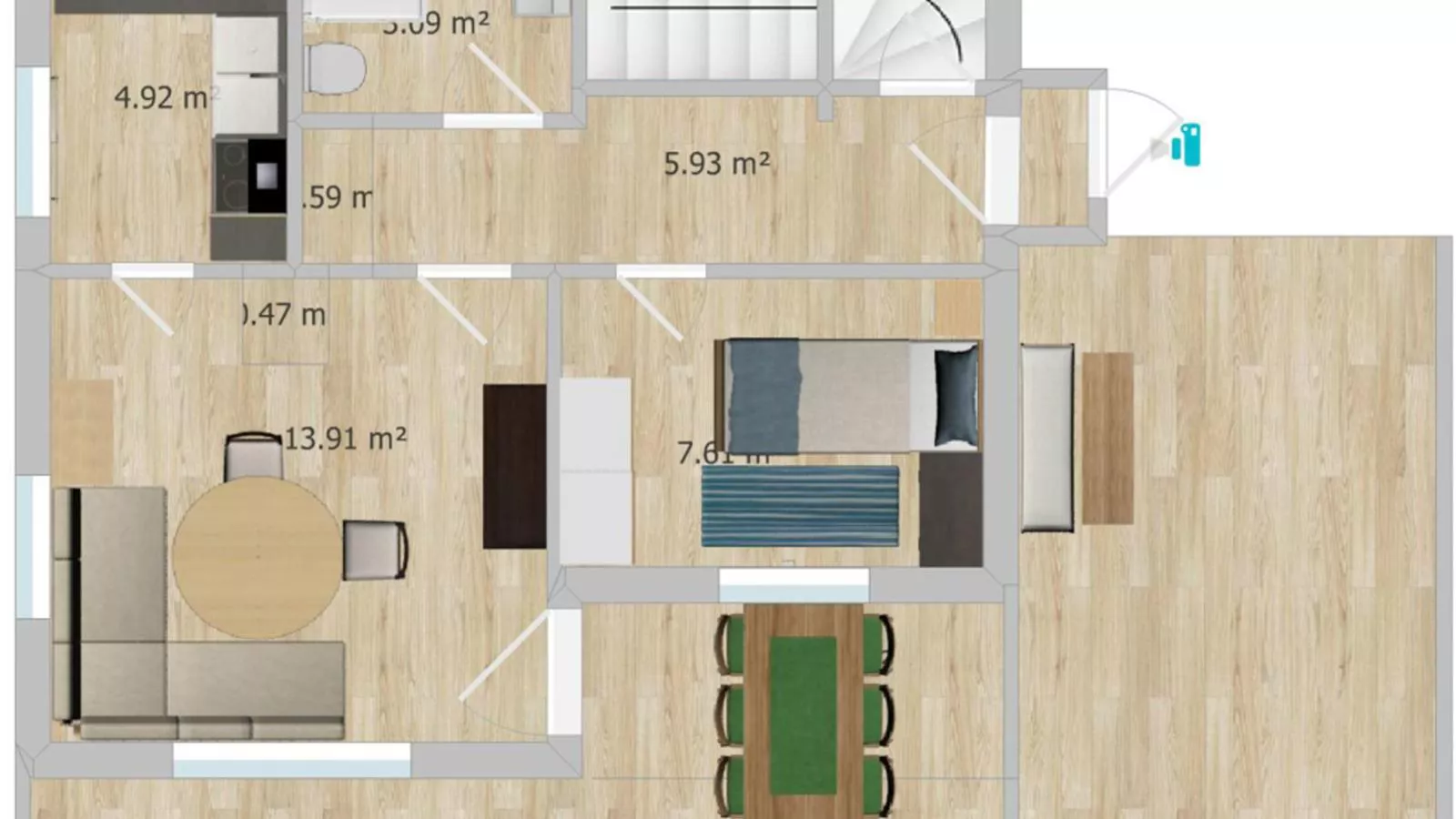 Haus Maria-Plattegrond