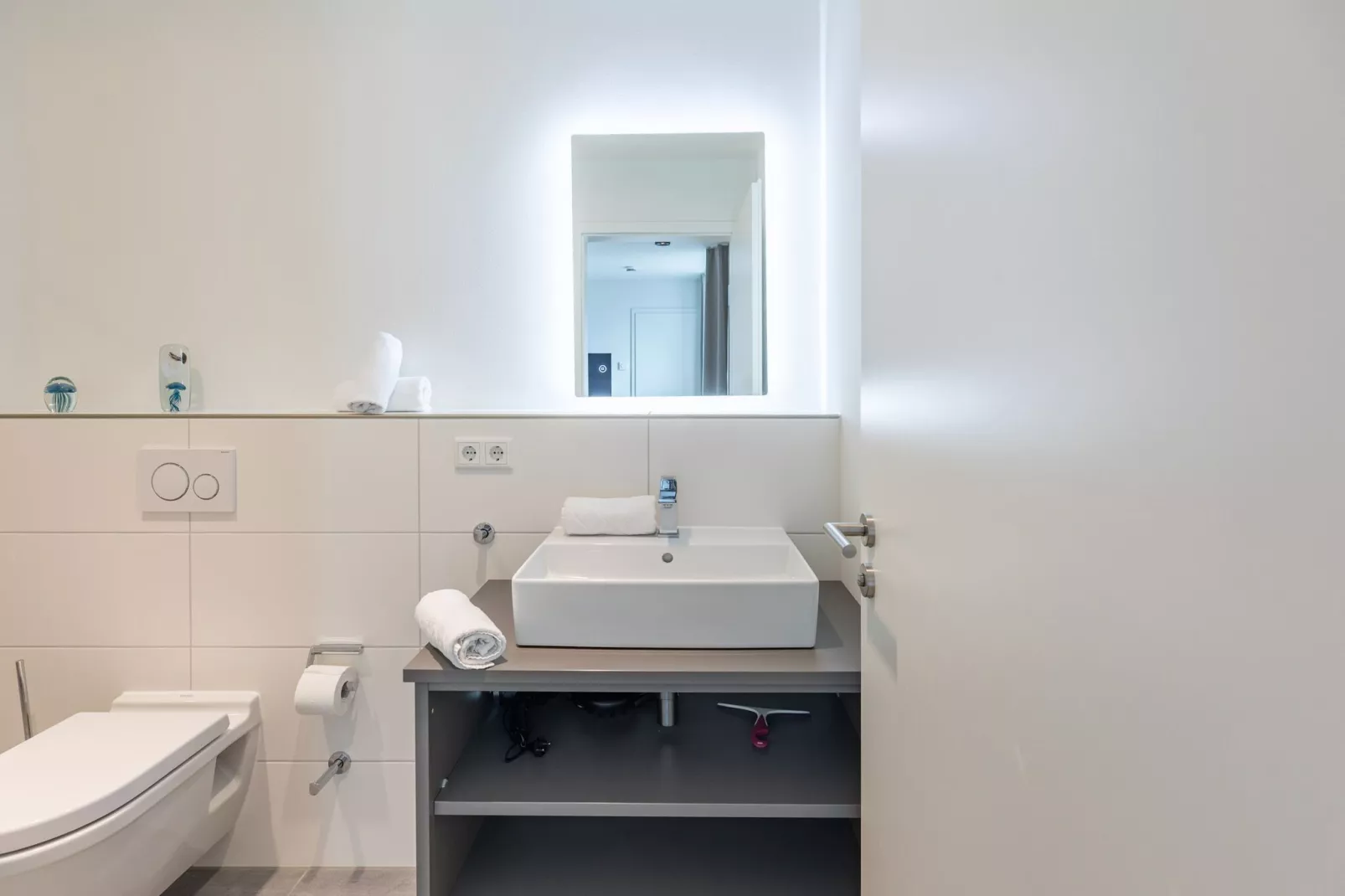 Deichblick de Luxe auf Nordstrand-Badkamer