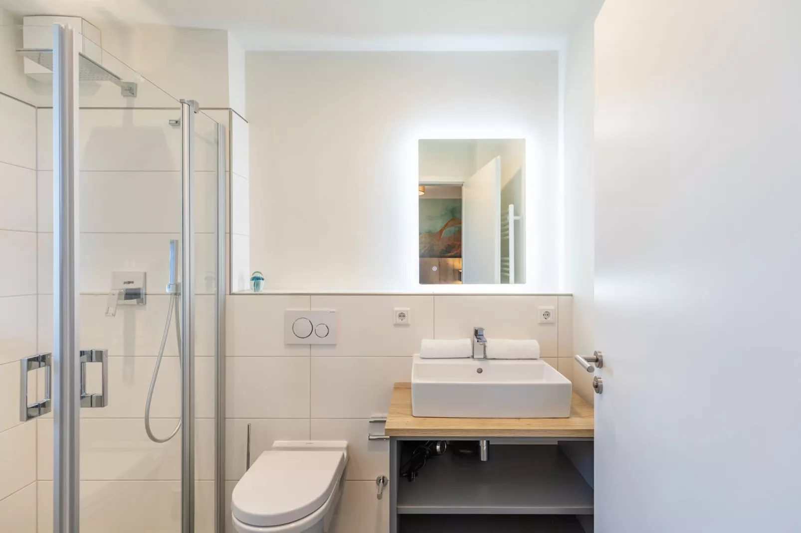 Halligwelt de Luxe auf Nordstrand-Badkamer