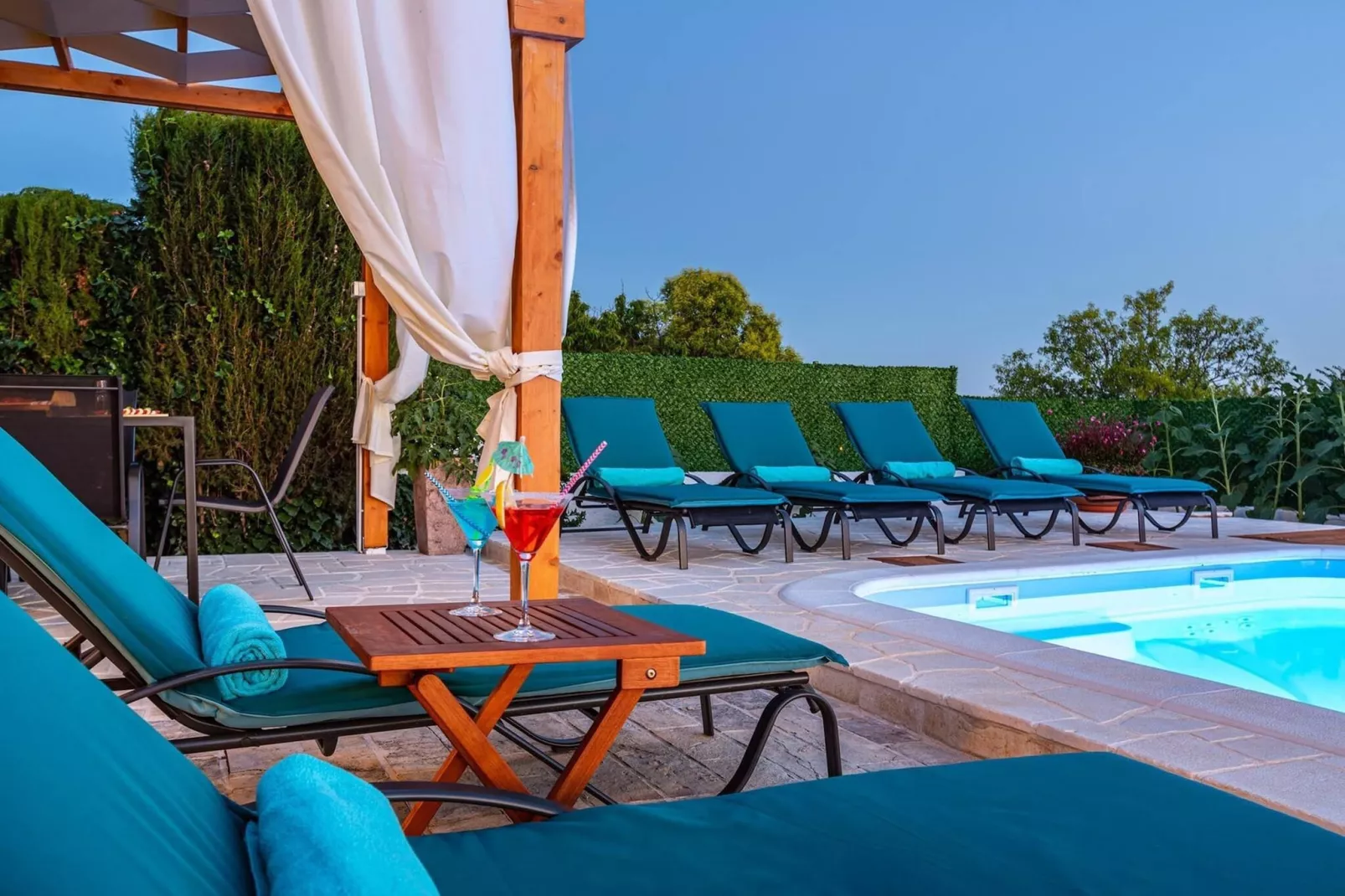 Sea view Villa Elia-Zwembad