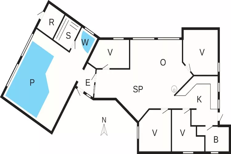5 sterren vakantie huis in Gilleleje-Plattegrond