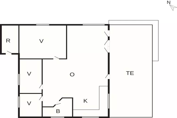 5 sterren vakantie huis in Allinge-Plattegrond